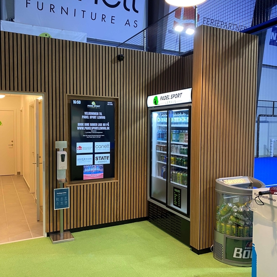 I-Wood løsning ved Padel Sport Lemvig